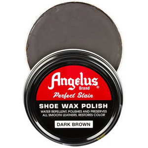 Perfect Stain Wax Shoe Polish Large 88ml - Dark Brown by Angelus