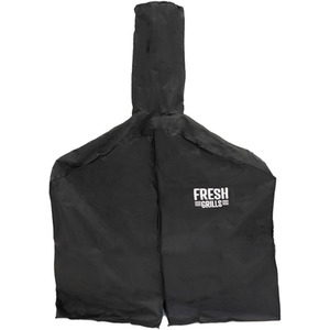 Free Standing Extra Large Pizza Oven with Prep Stations - Black by Fresh Grills