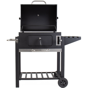 American Large Portable Grill Charcoal BBQ - Black by Charles Bentley