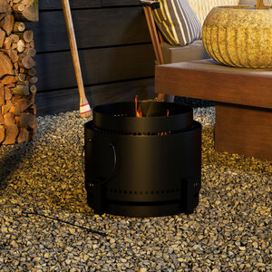 Outsunny Round Metal Smokeless Fire Pit by Outsunny