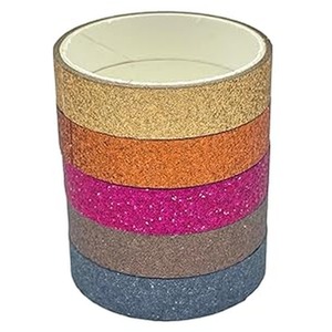 Set of 5 Assorted Dark Washi Tape - Multi by Syntego