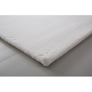 Luxe Rabbit Faux Fur Rug - Natural