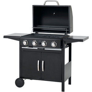 Mayfield 4 Burner Gas Barbecue - Black by Tepro