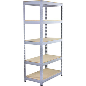 Q Rax Grey Shelving Units 90cm x 180cm x 50cm - Grey by Monster Racking