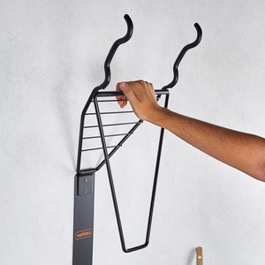 Wall Mount Bike Rack - Black by VonHaus