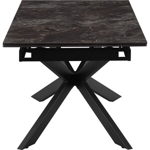 Henley Marble Extending Dining Table - Black
