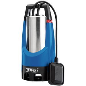 Draper Submersible Dirty Water Pump with Float Switch (850W) - blue by Draper