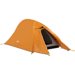 Outsunny Double Layer 1-2 Man Camping Tent, 2000mm Waterproof - Orange by Outsunny