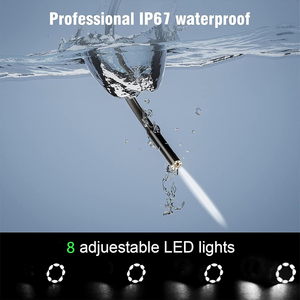 1080P Endoscope Camera with 4.3 Inch LCD - Black / 5m