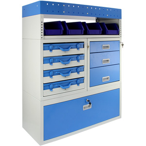 Storm Metal Van Racking - Blue by Monster Racking