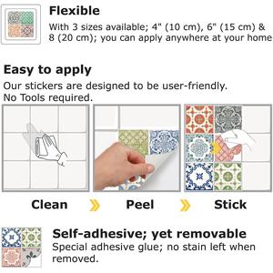 Walplus Wall Tiles Stickers by WALPLUS