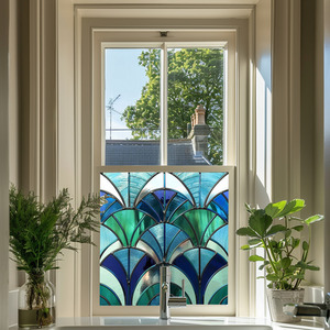 Albareto Stained Glass Window Film by Creative Printing Solutions