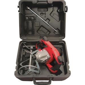 1600W Variable Speed Electric Mixer with Carry Case - Black & Red by Roberts