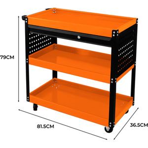 T-Mech Tool Storage Trolley - Orange by T-Mech
