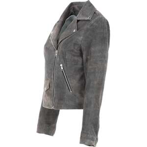 Fia Real Leather Biker Jacket - Antique / 8 by Ashwood Leather