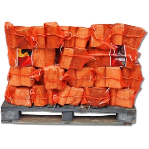 Warma Firewood Softwood Logs - Brown / 49 x Net Pallet by Warma