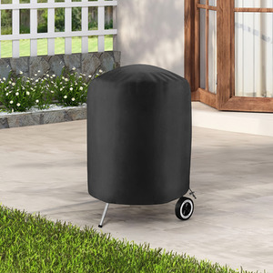 Waterproof Grill Cover for Outdoor Patios - Black / Small by Garden Sanctuary