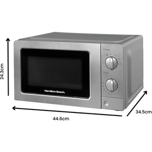 Hamilton Beach 20L Standard Silver Microwave - Silver by Hamilton Beach