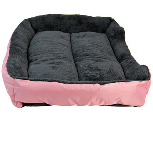 Faux Fur Dog Bed in PinkGrey XL - Grey by Actiaspet
