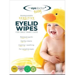 Sensitive Gentle Daily Baby Eyelid Wipes by The Eye Doctor