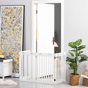 PawHut Dog Guard for Cars with Adjustable Width 93-150cm - White by PawHut