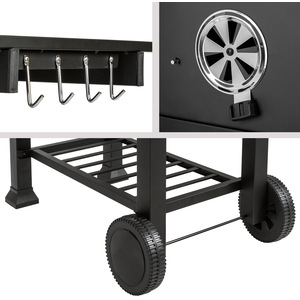 BBQ Florian - Black by tectake