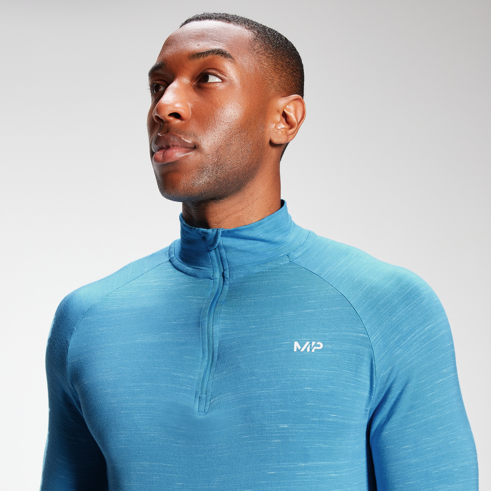 Myprotein MP Men's Performance 1/4 Zip Top - Navy Marl