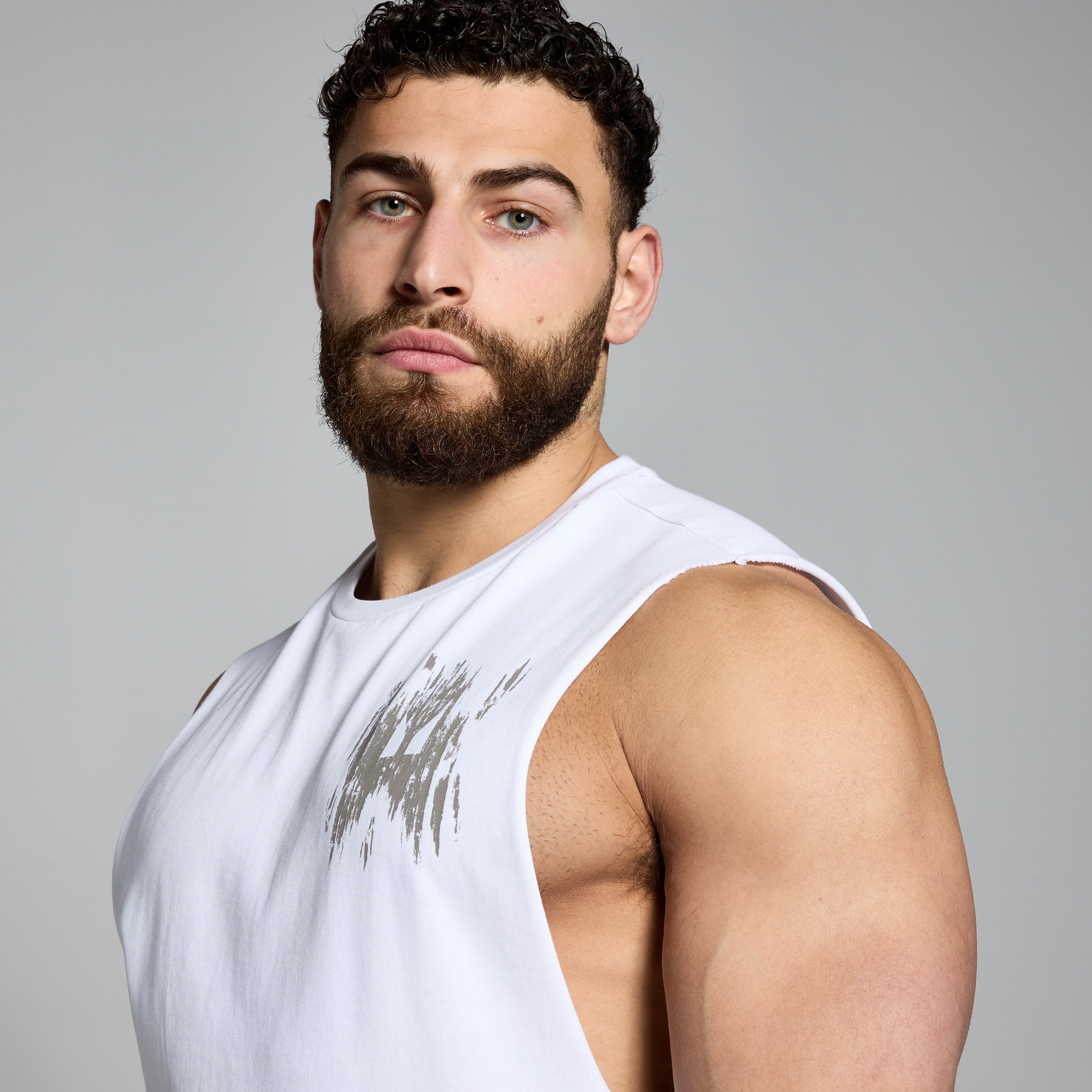 Myprotein MP Men's Clay Graphic Tank - White