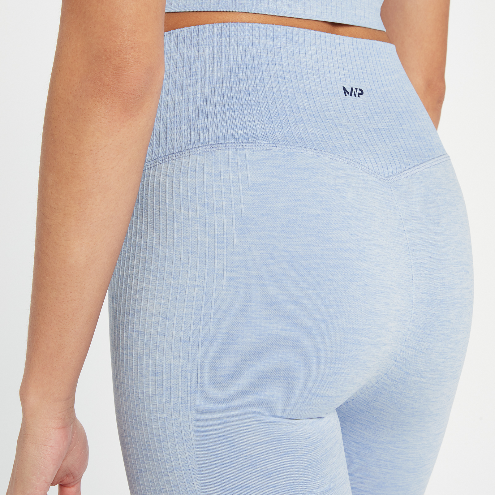 Myprotein MP Women's Composure Seamless Capri Leggings - Blue Sky