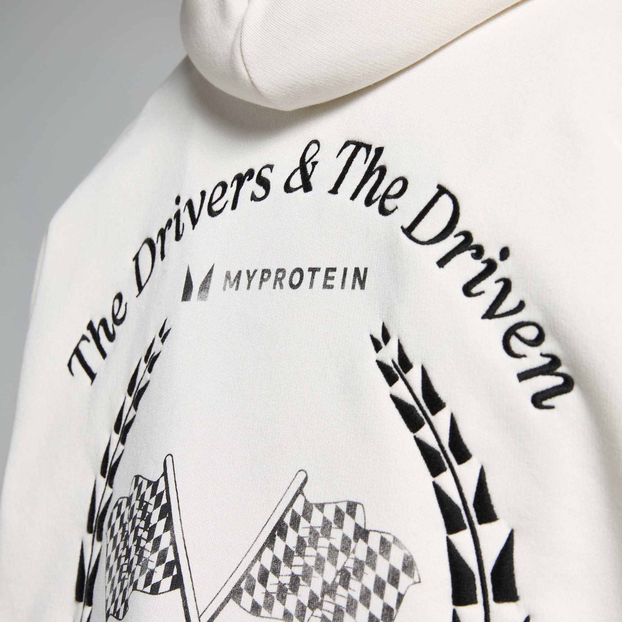 Myprotein MP Men's World Wide Graphic Hoodie - Natural Cream