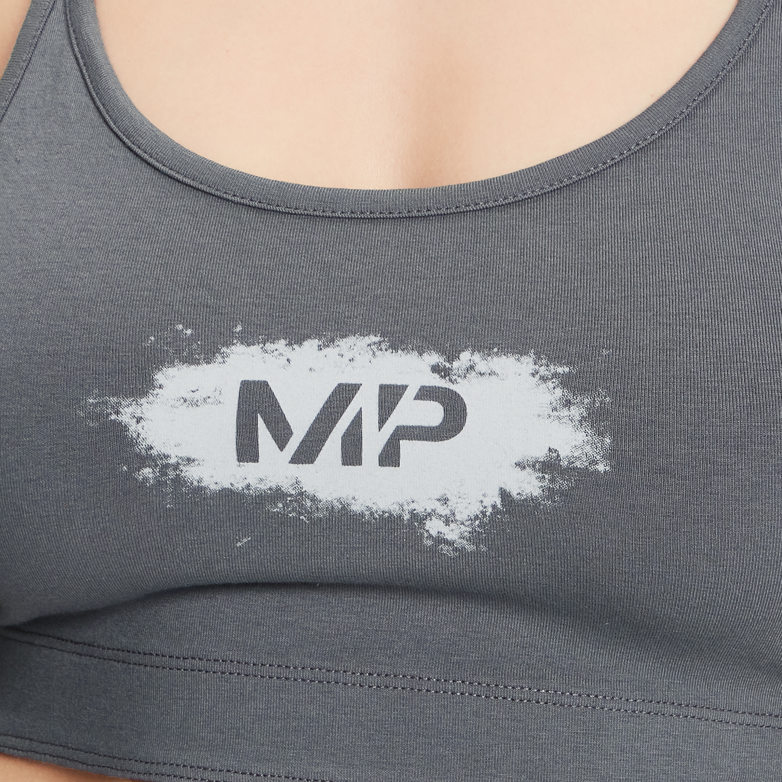 Myprotein MP Women's Chalk Graphic Sports Bra - Berry Pink
