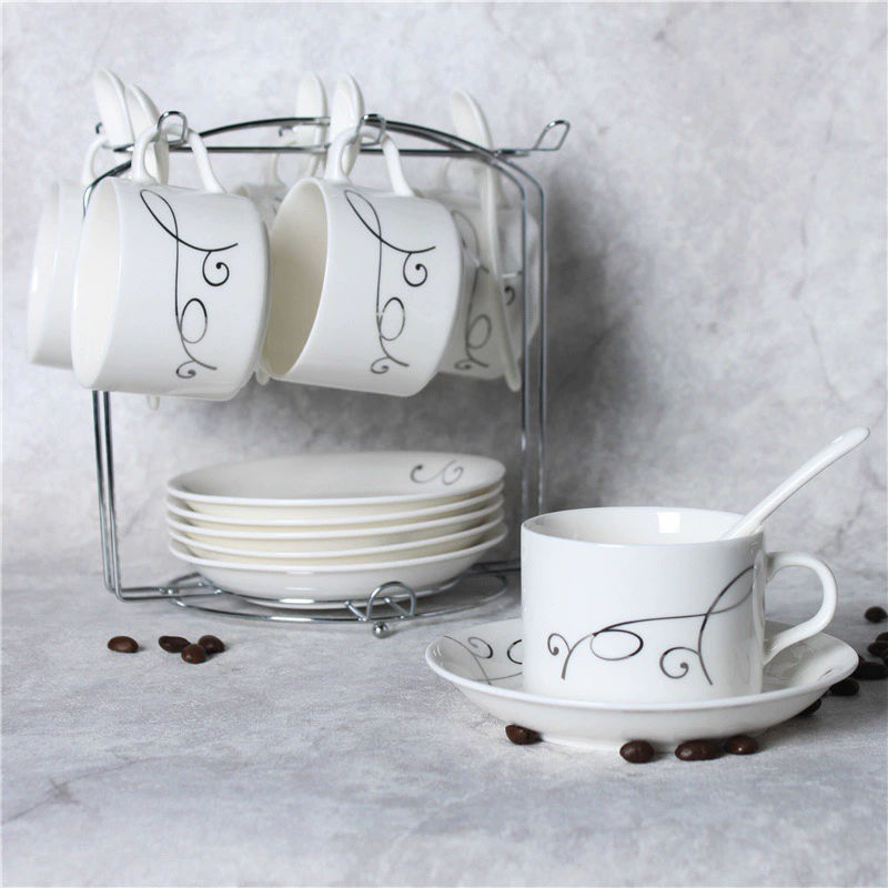 European-Style Ceramic Coffee Cup