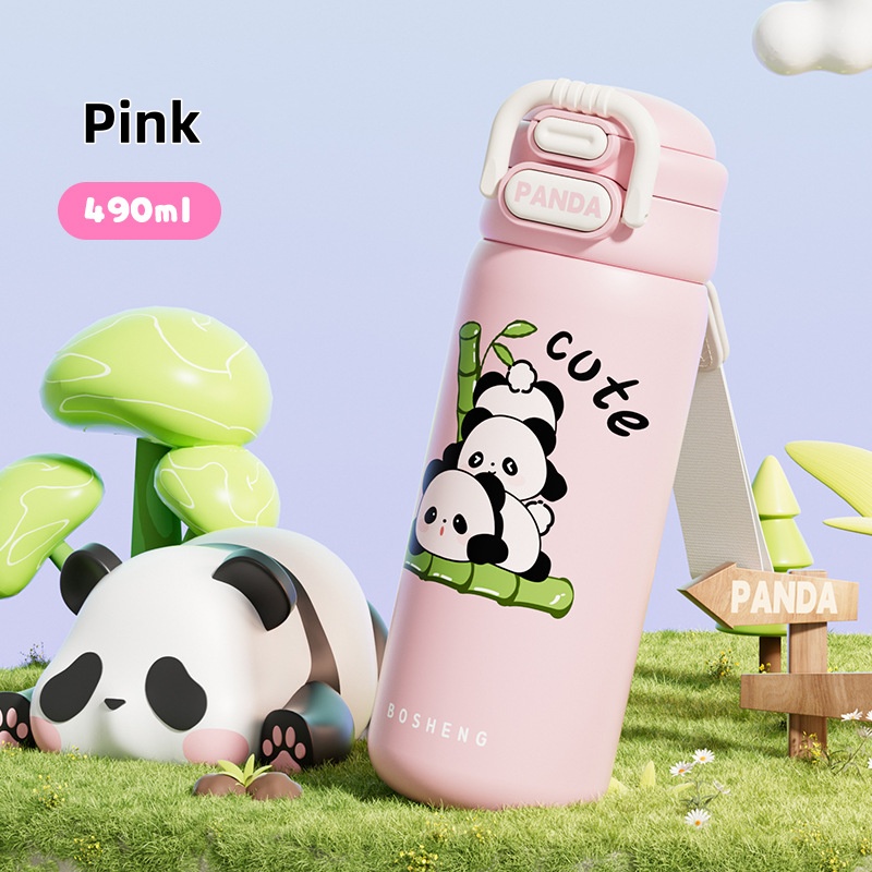 Thermos Straw Bottle