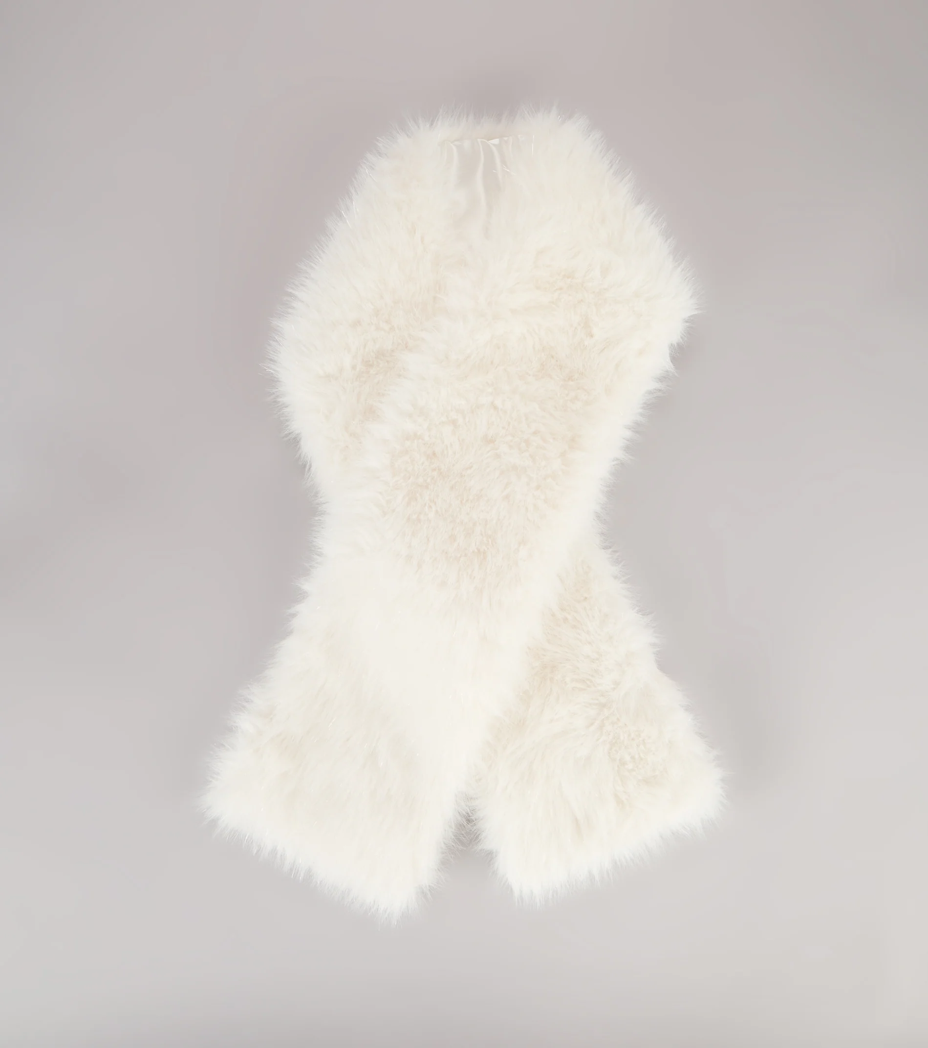 Frosted Luxe Faux Fur Shawl