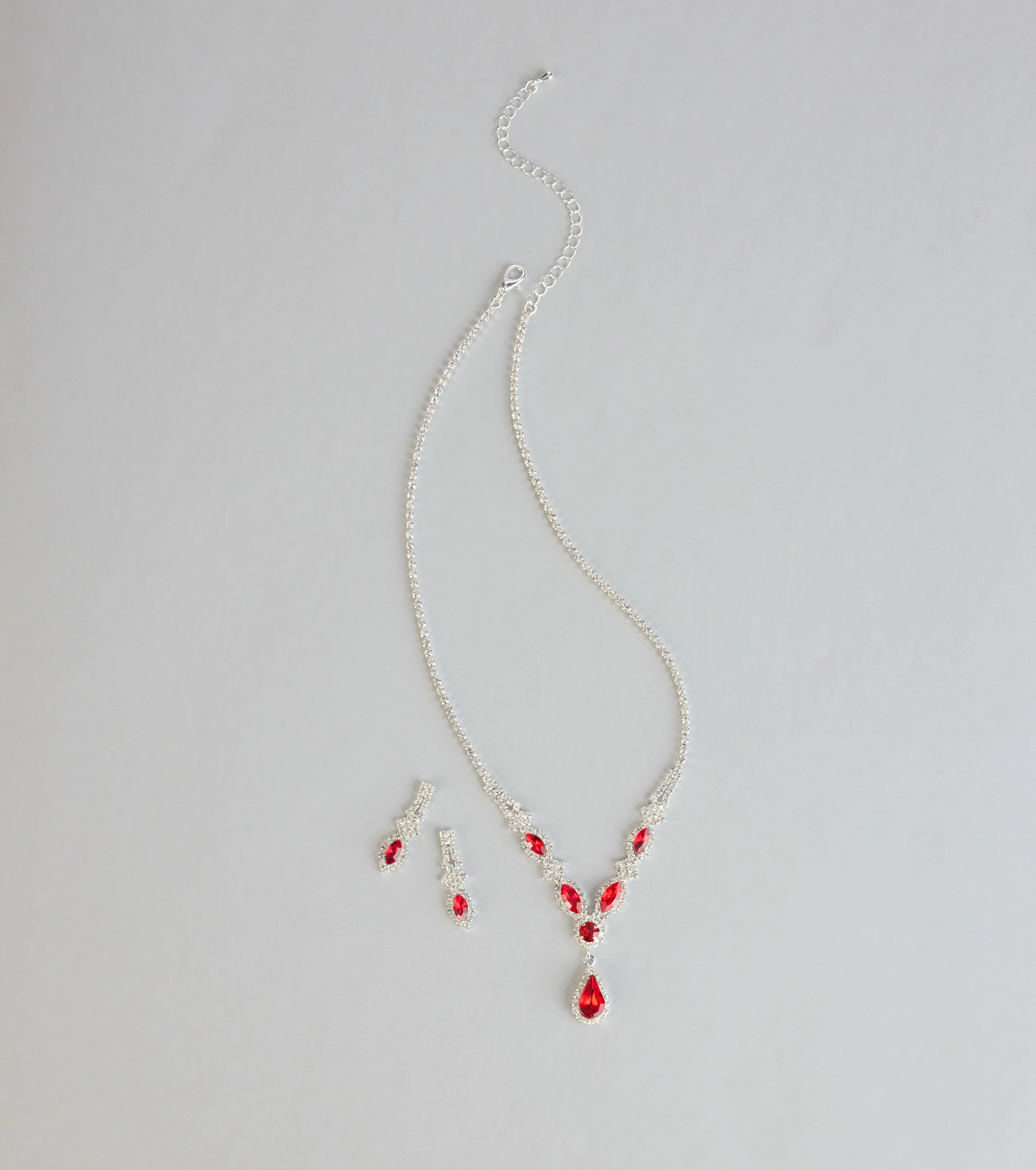 Regal Glow Necklace And Earrings Set