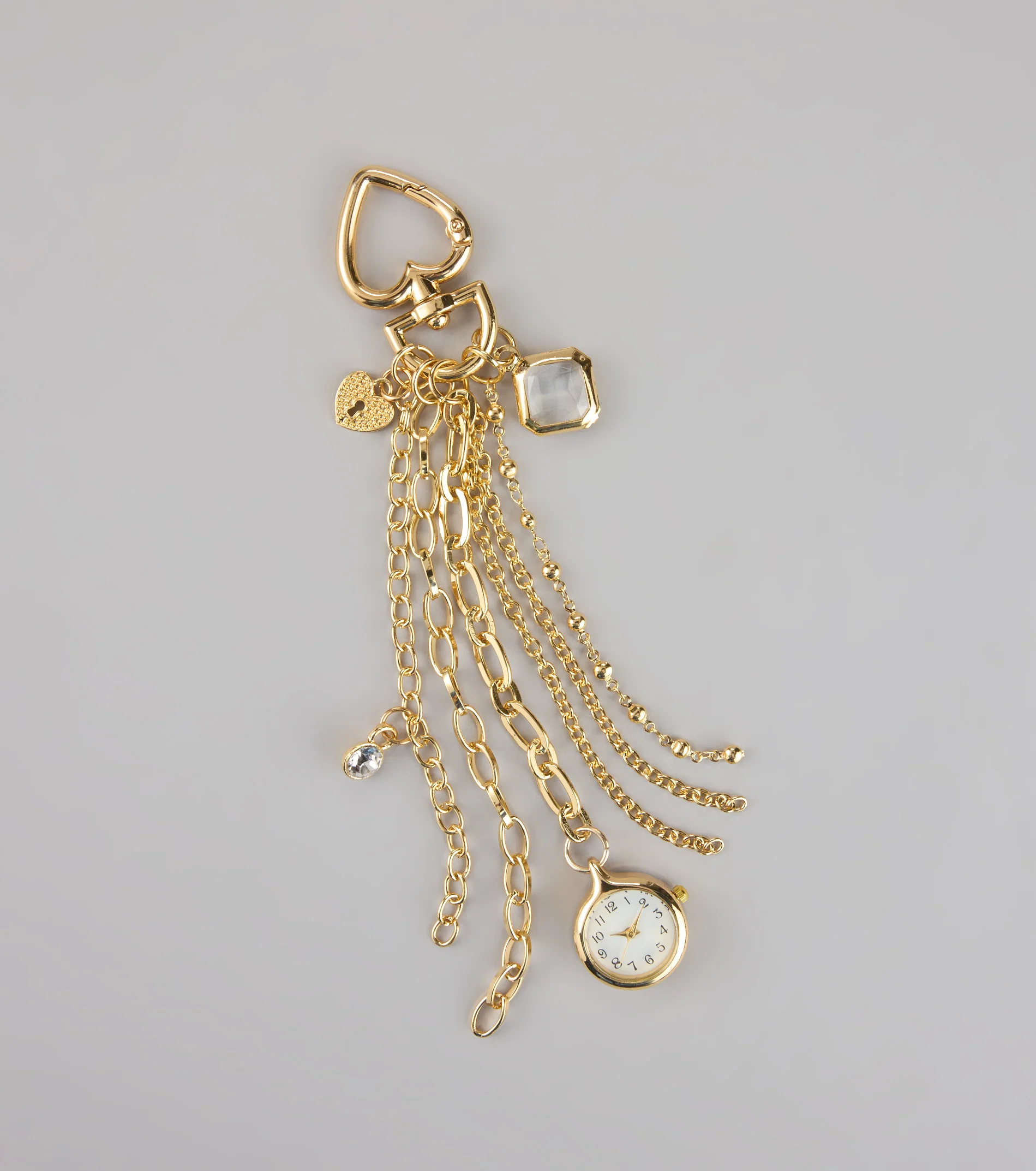 Time to Shine Charm Keychain