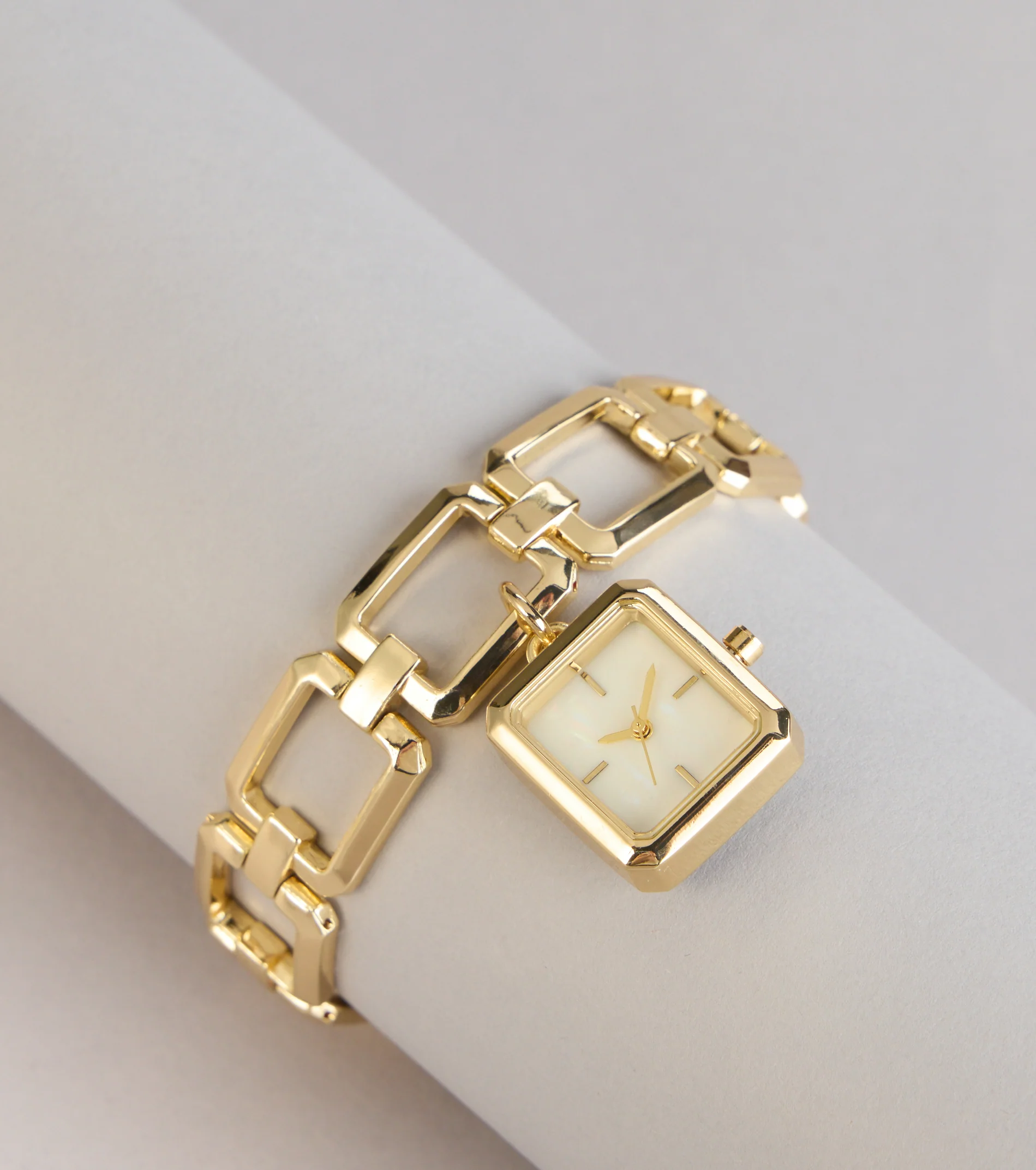 All Linked Up Watch Charm Bracelet