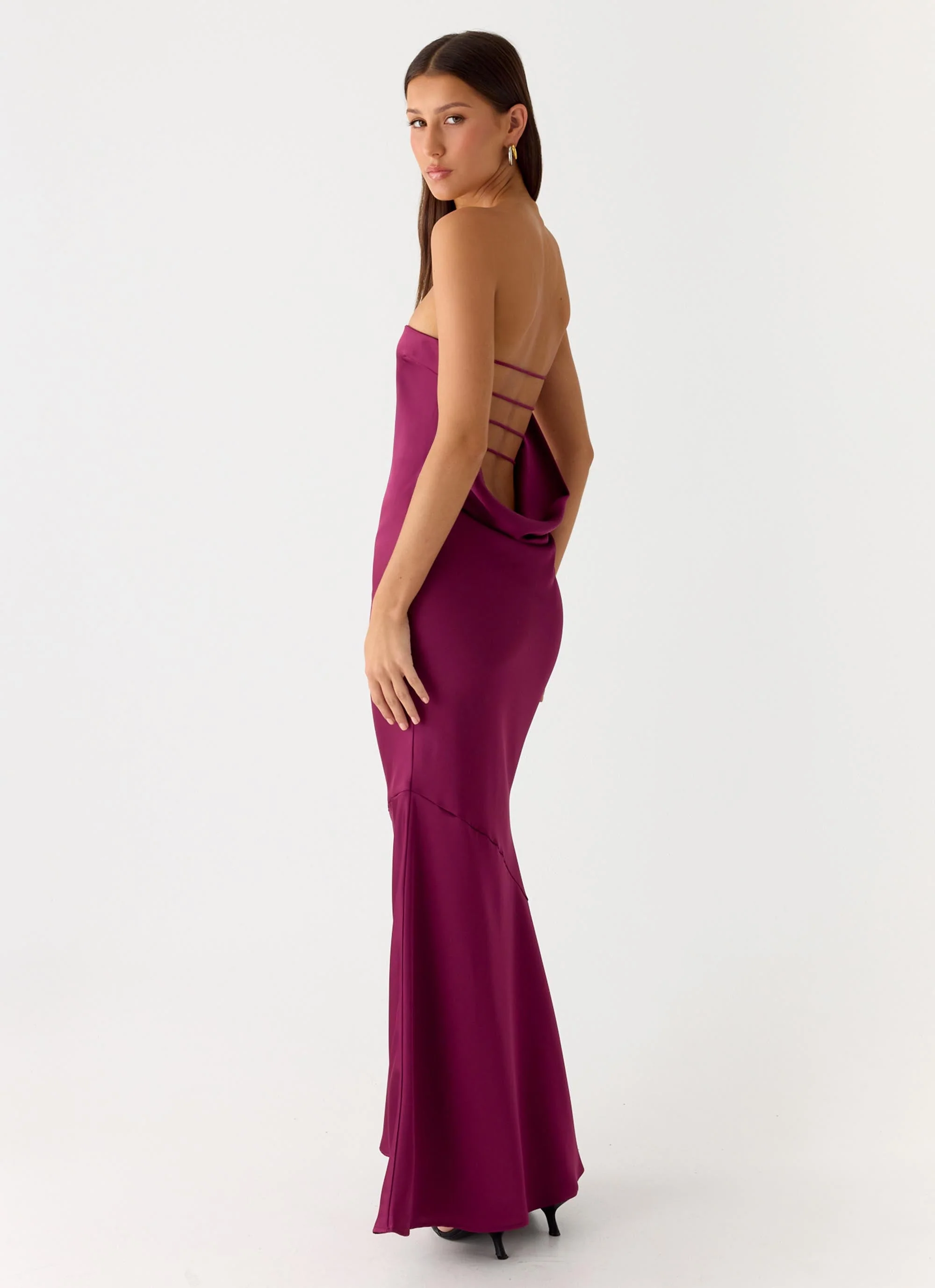 Endless Nights Maxi Dress - Plum