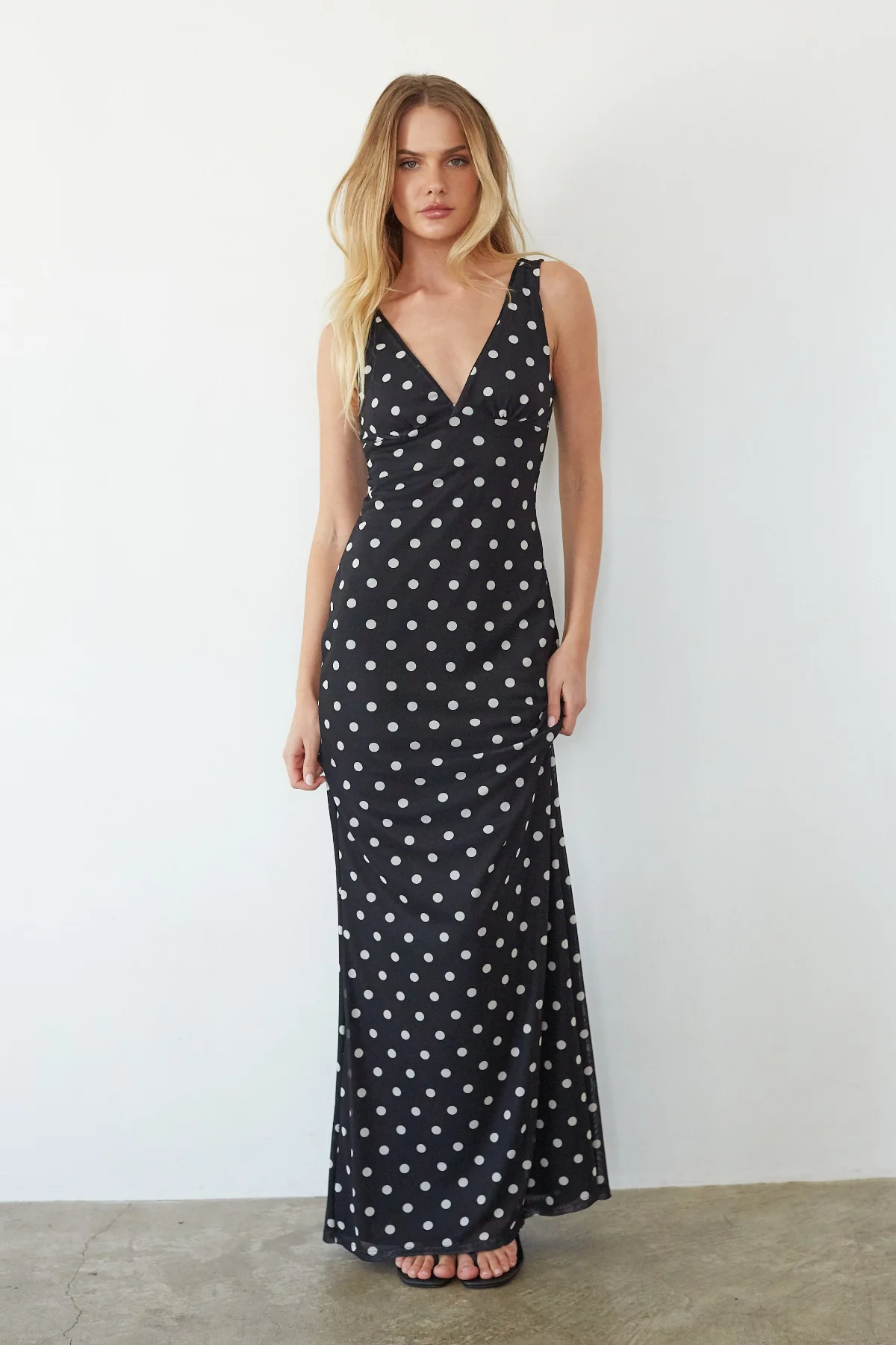 Lettie Mesh Maxi Dress