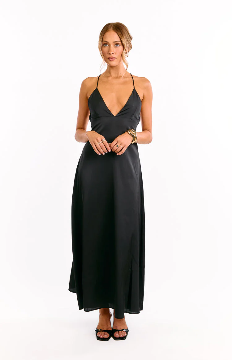 Nakita Black Maxi Dress