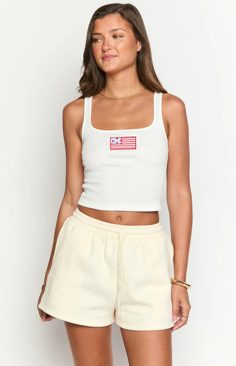 Beginning Cream American Dream Lounge Shorts