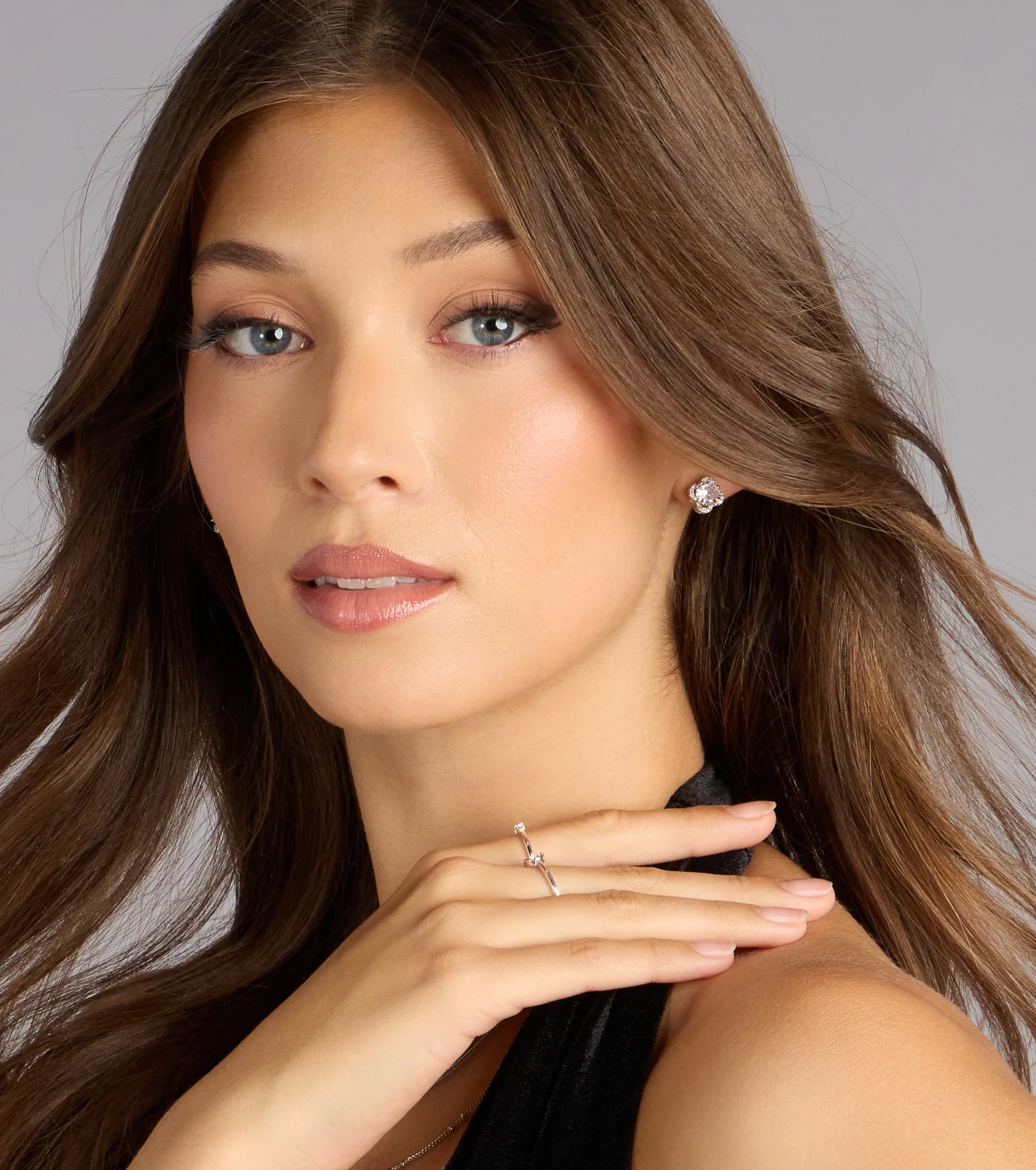 Classic Spark Cubic Zirconia Studs