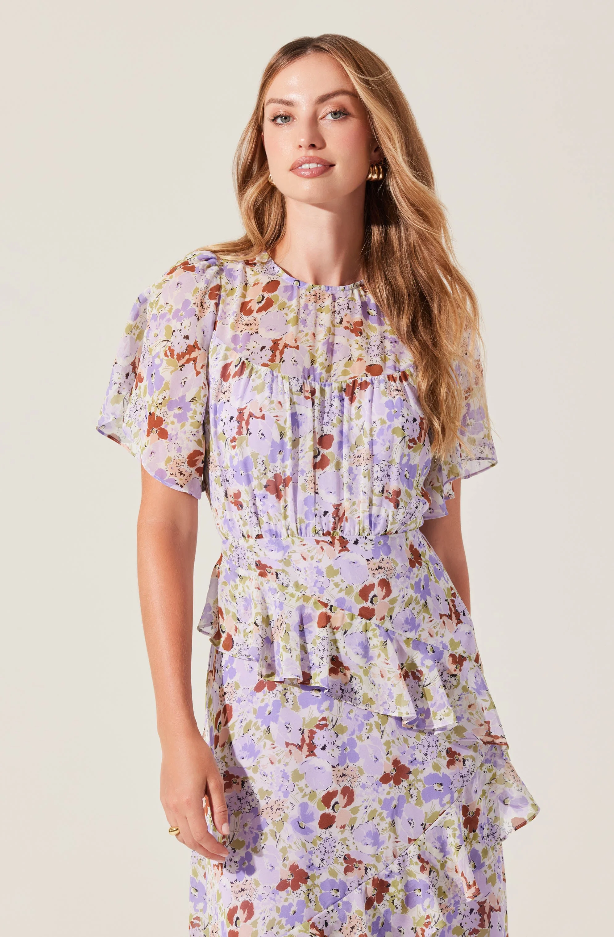 Floramae Floral Ruffle Dress