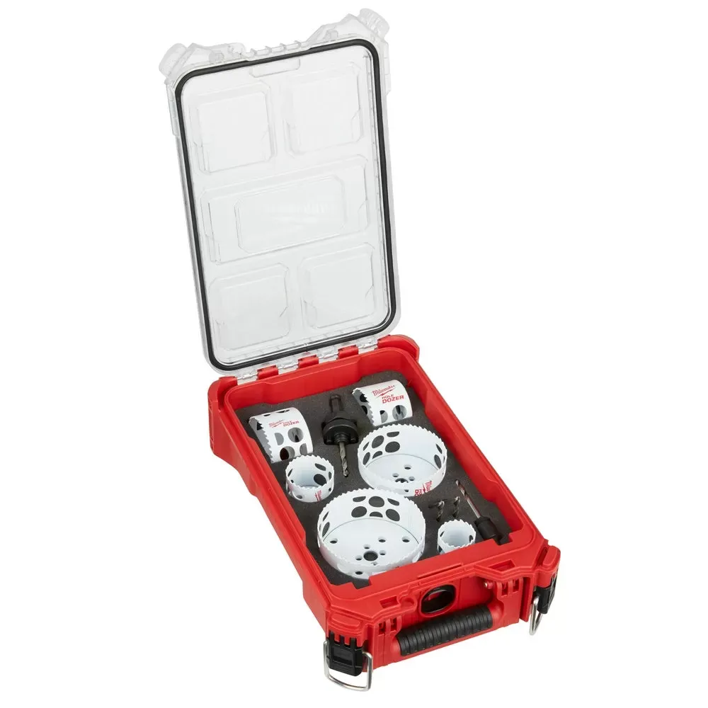Milwaukee Pre-Sale 49-22-5606 PACKOUT Compact Organizer Hole Dozer Hole Saw Kit - 10 PC