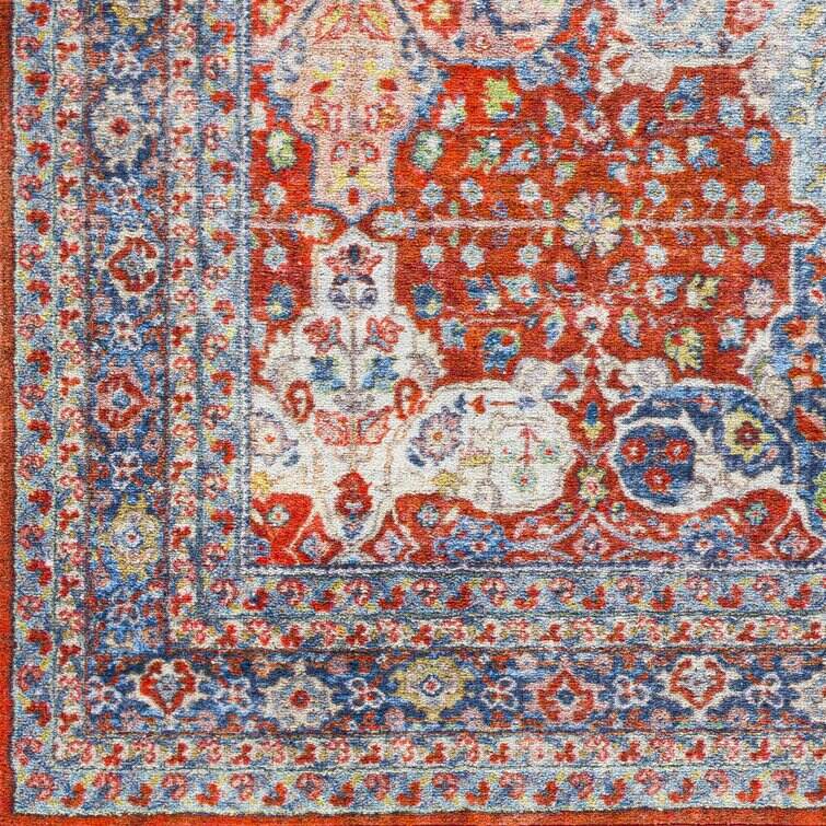 Emmie Performance Red/Navy Rug