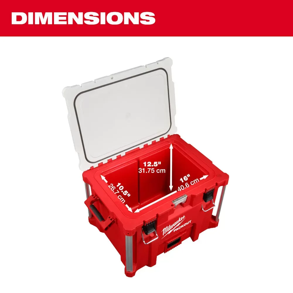Milwaukee 48-22-8462 PACKOUT 40QT XL Cooler w/ Impact Resistant Polymer Body