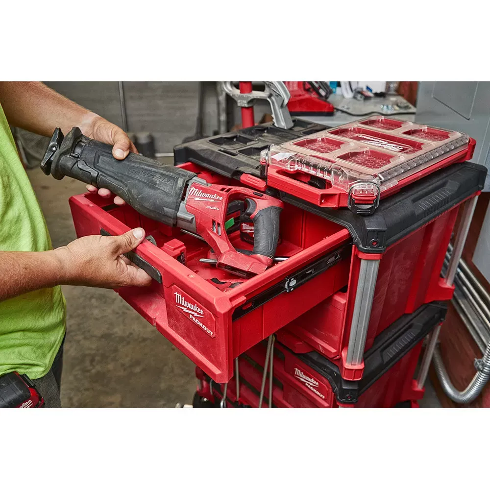 Milwaukee Pre-Sale 48-22-8442 PACKOUT 2 Drawer Durable Tool Box w/ 50lbs Capacity