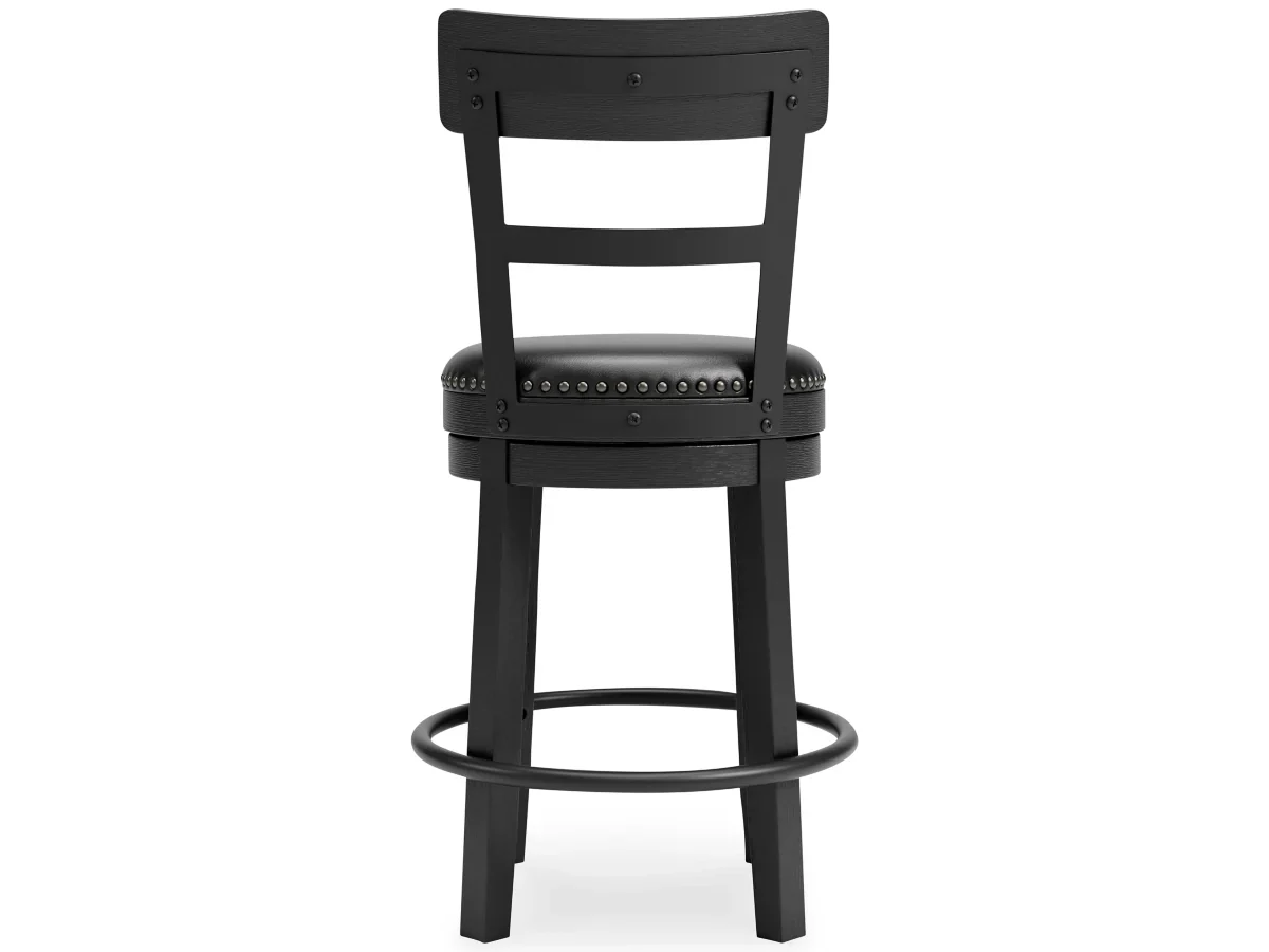 Valebeck Counter Height Upholstered Swivel