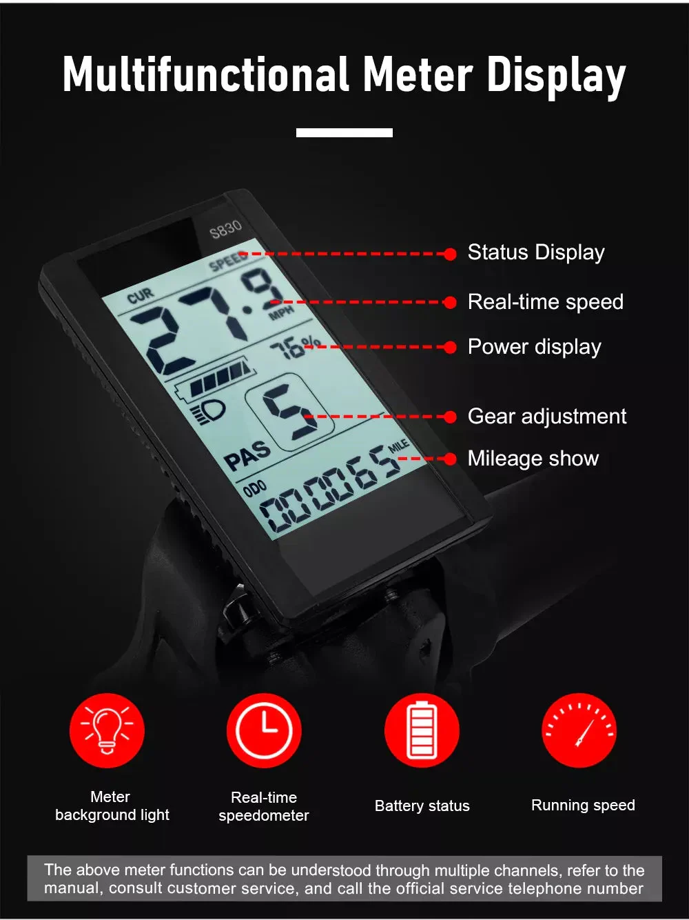 🔥Christmas Clearance Sale $39.99🔥✨Outdoor electric bike with 48V / 15AH battery✨