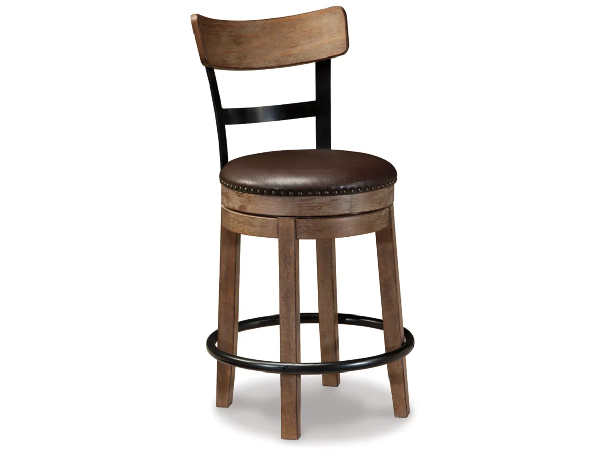 Valebeck Counter Height Upholstered Swivel